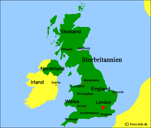 England - fakta og information om England og Storbritannien